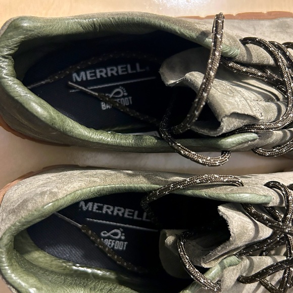 Merrill Performance Minimalist suede shoe in Olive tan Super Rare. - Picture 5 of 7